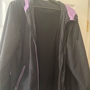 Women's Black and Purple Jacket